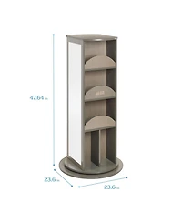 ECR4Kids Rotating Dress-Up Carousel, Natural, 1