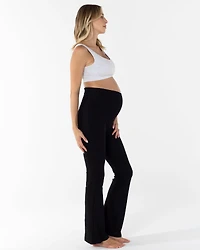 Angel Maternity Deluxe Flare Black Legging Pants