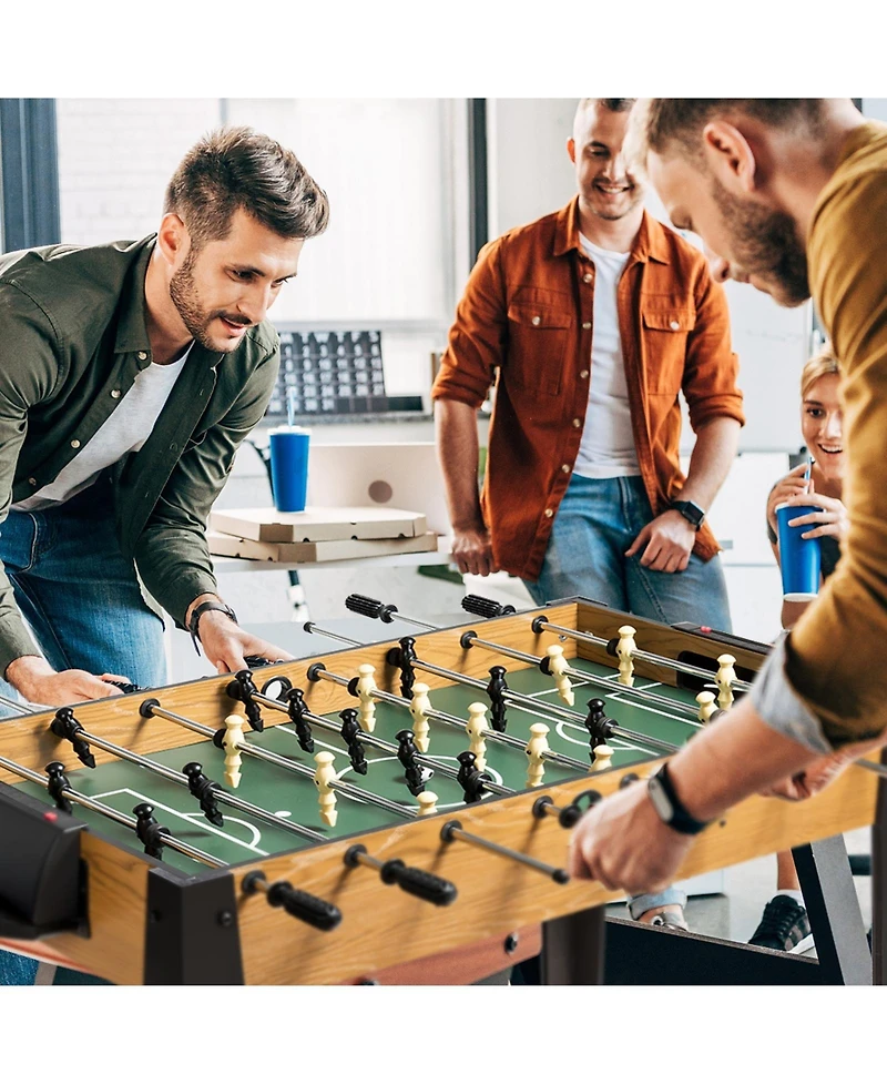 48" Competition Sized Home Recreation Wooden Foosball Table