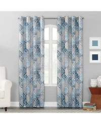 Lawson Global Medallion Print Room Darkening Grommet Curtain Panel