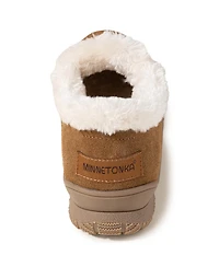Minnetonka Women's Eagan Suede Faux Fur Lined Booties