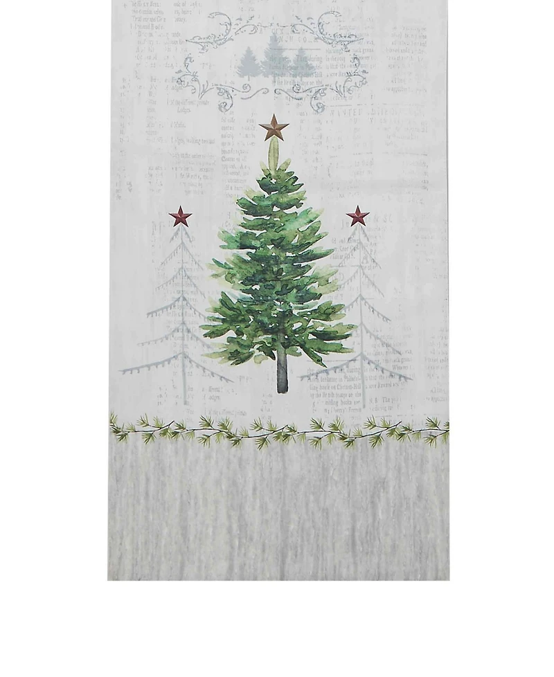 Avanti Trees Polyester Runner, 14" x 72"