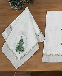 Avanti Trees Polyester 18" x 18'', Set of 4