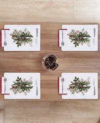 Avanti Pine Ivy Polyester 8 Piece Placemats/Napkins Set