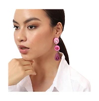 Sohi Women's Bubblegum Drop Earrings