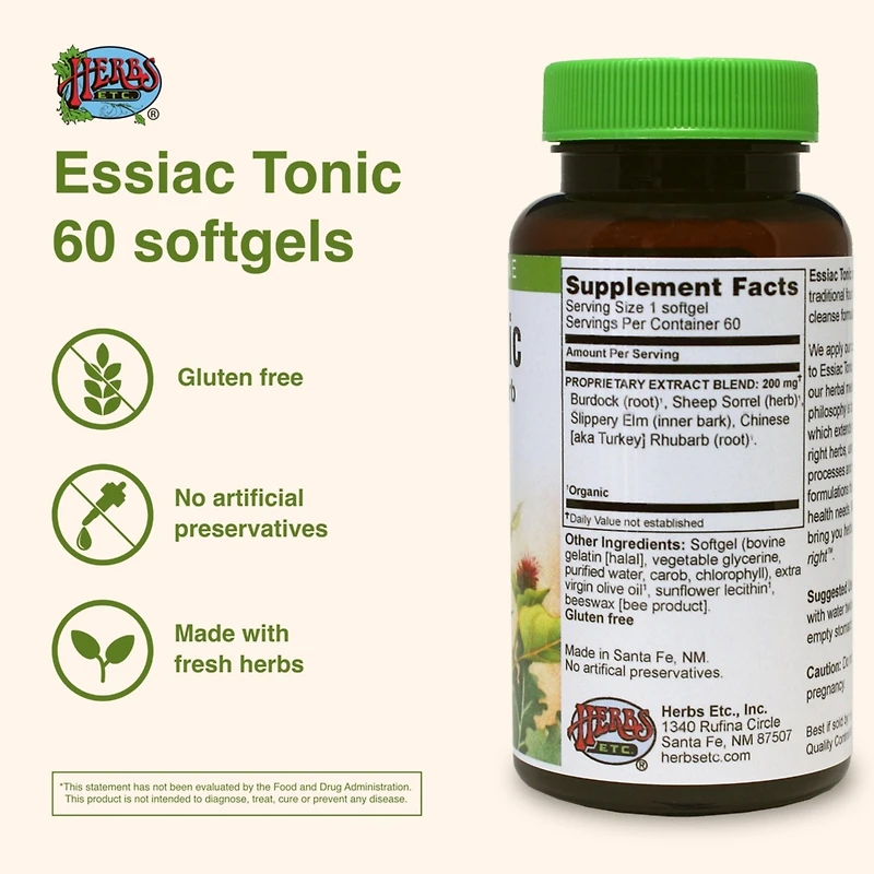Herbs Etc. Essiac Tonic