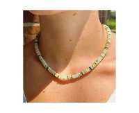 Little Sky Stone Lila Sterling Silver Mixed Gemstone Multicolor Beaded Choker Necklace