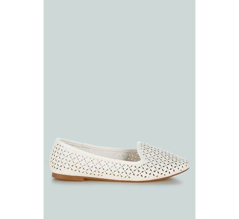 London Rag Kyrie Cut Out Detail Ballerinas Women