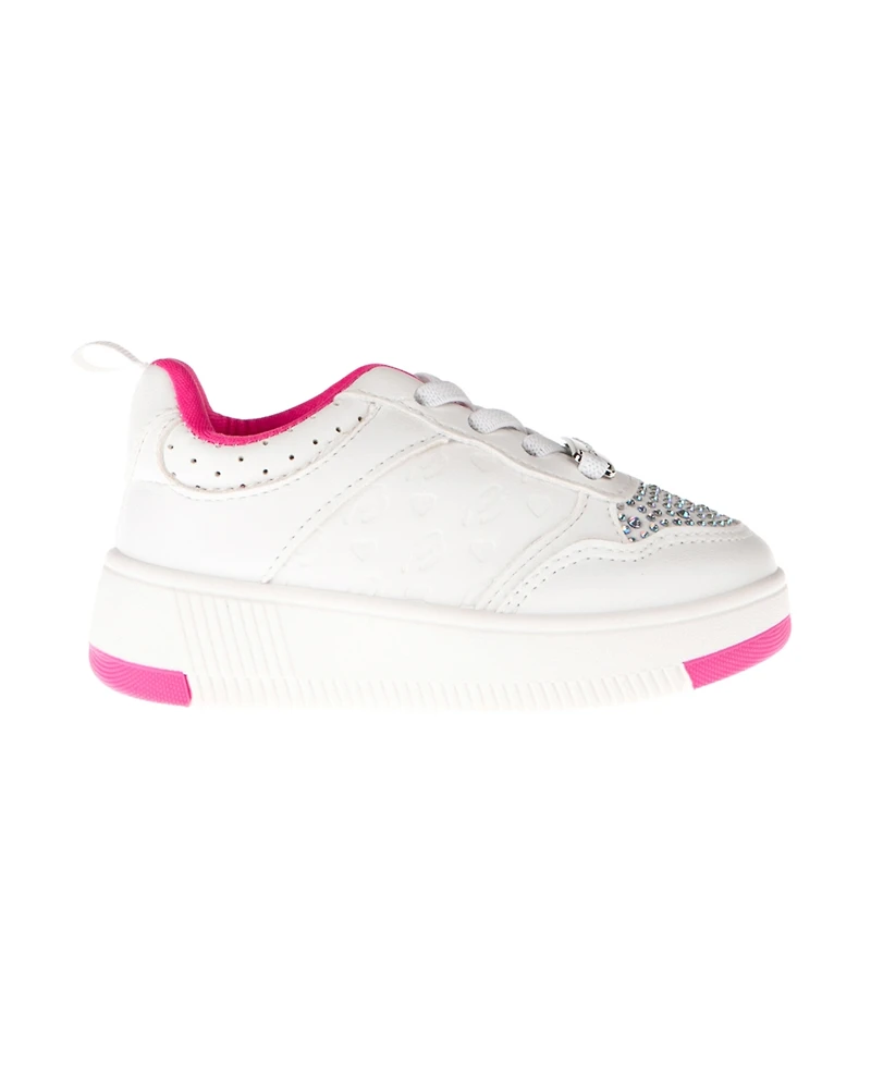 Bebe Toddler Girls Court Rhinestones Sneakers