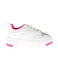 Bebe Toddler Girls Court Rhinestones Sneakers