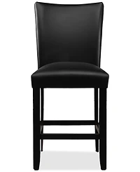 Kellet Faux Leather Counter Height Chair, Created for Macy's