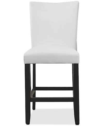 Kellet Faux Leather Counter Height Chair, Created for Macy's