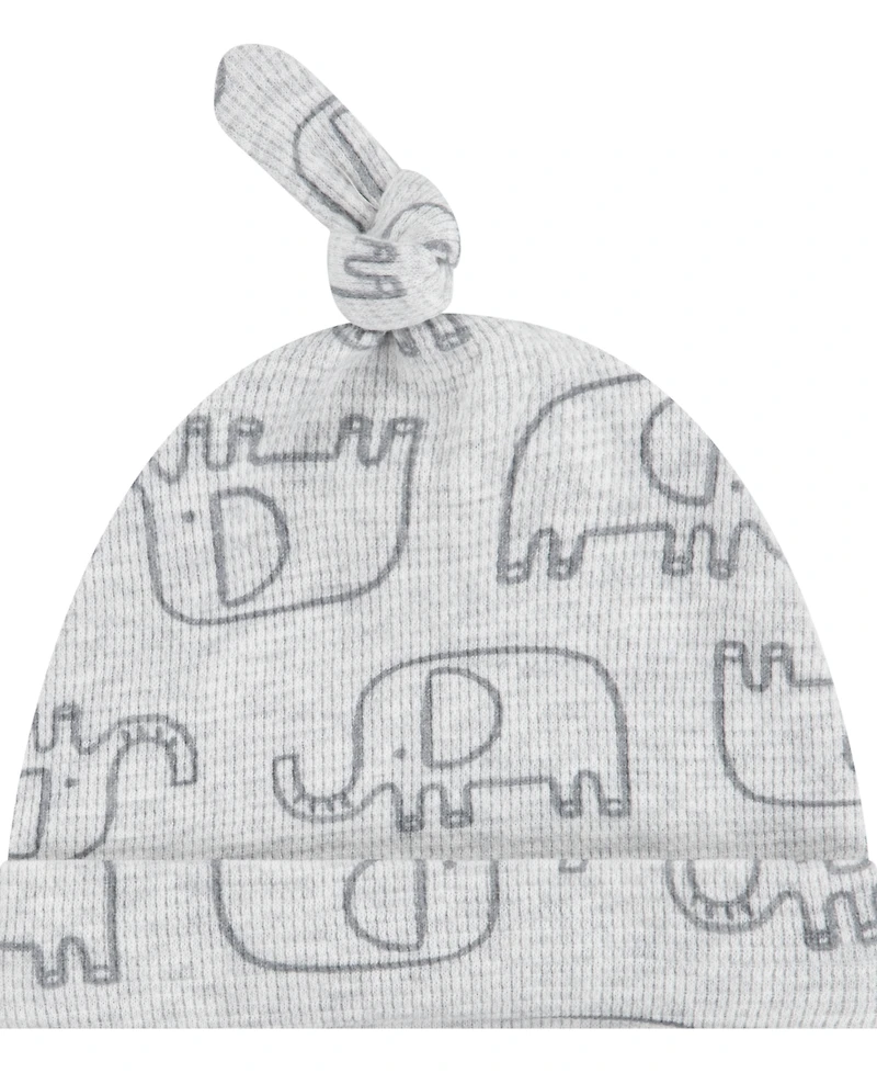 Huggies Baby Boys Long Sleeve Bodysuit, Pants and Hat 3-Piece Set