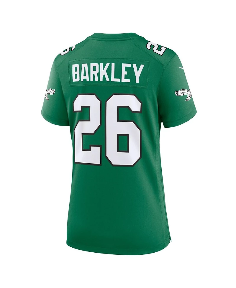 Nike Women's Saquon Barkley Kelly Green Philadelphia Eagles Alternate Game Jersey