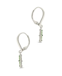 Sterling Forever Rose Petal Short Drop Earrings