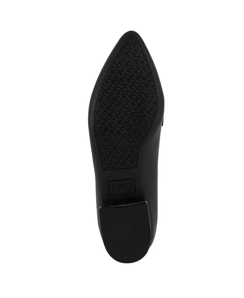 Jones New York Women's Quadia Pointed Toe Quilted Loafers