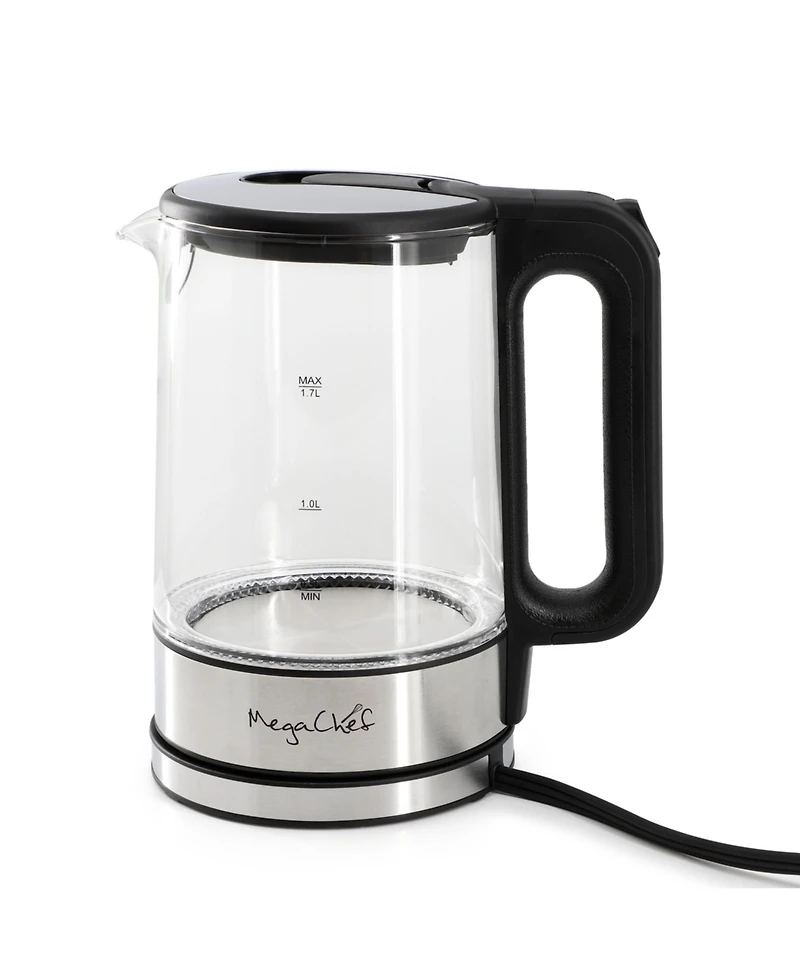 MegaChef 1.7 Quart Glass Electric Tea Kettle