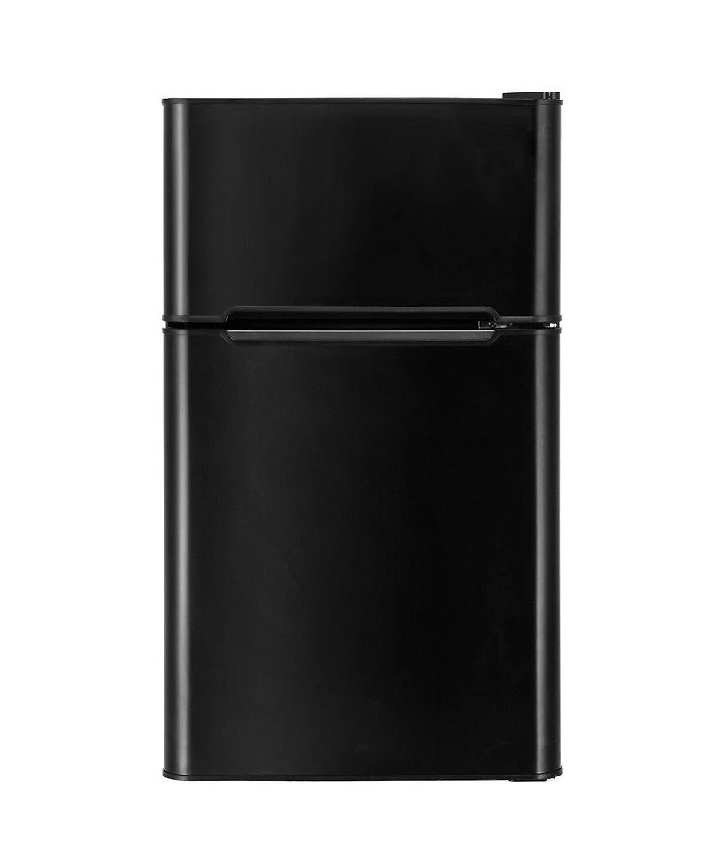 Sugift 3.2 cu ft Compact Stainless Steel Refrigerator