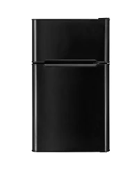 Sugift 3.2 cu ft Compact Stainless Steel Refrigerator