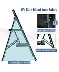 2-Step Ladder with Wide Anti-Slip Pedal