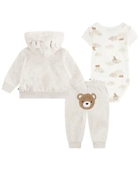 Huggies Baby Boys Jacket, Bodysuit and Pants, 3-Piece Set