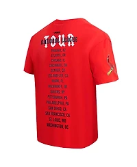 Pro Standard Men's Red St. Louis Cardinals Oversized City Tour T-Shirt