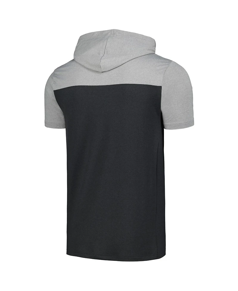 New Era Men's Black San Francisco Giants Active Brushed Hoodie T-Shirt