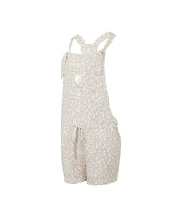 Concepts Sport Women's Cream Baltimore Orioles Montana Hacci Knit Romper Overalls