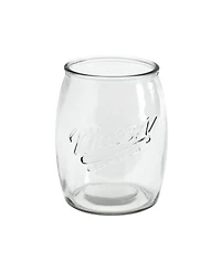 Mason Craft & More 4 Piece Glass Belly Shaped Jars