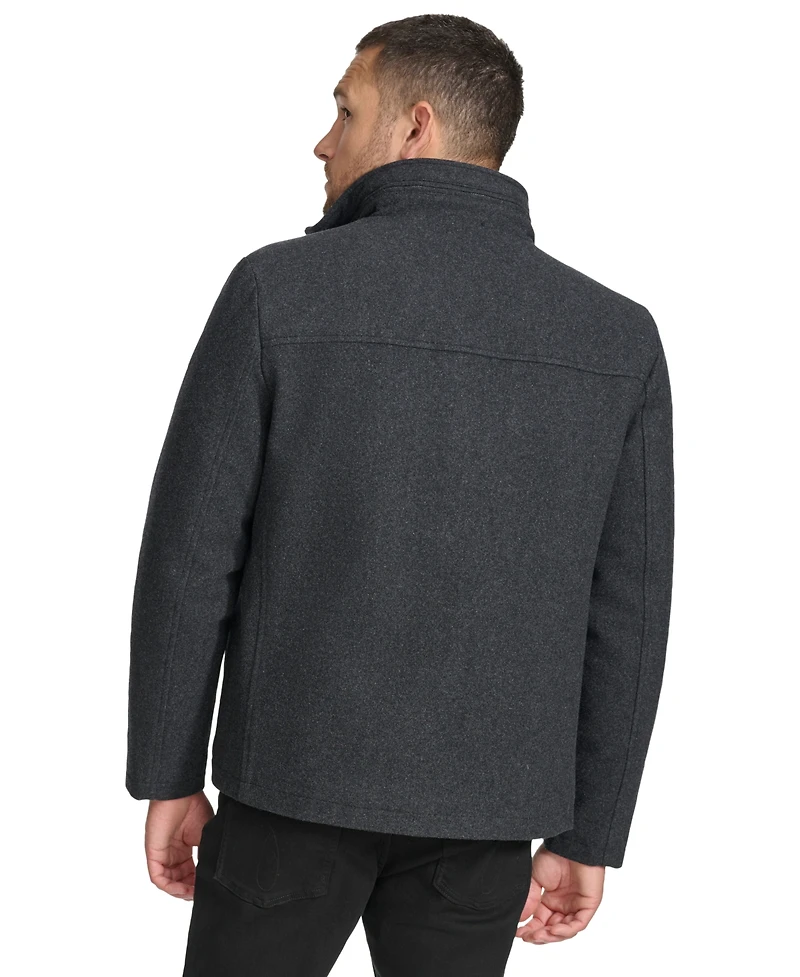 Calvin Klein Men's Hipster Full-Zip Jacket with Zip-Out Hood