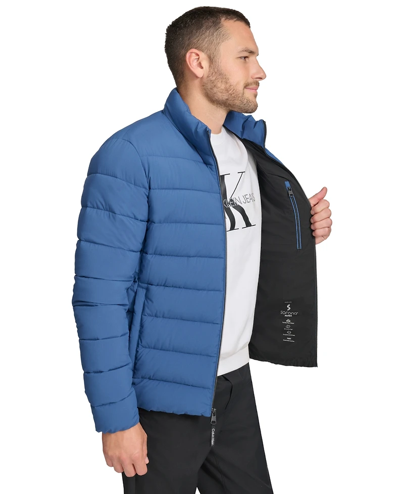 Calvin Klein Men's Quilted Infinite Stretch Water-Resistant Puffer Jacket