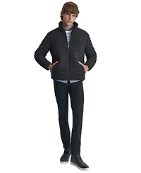 Dkny Men's Quilted Fleece-Lined Full-Zip Puffer Jacket