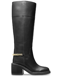 Michael Kors Women's Carlisle Chain-Detail Tall Boots
