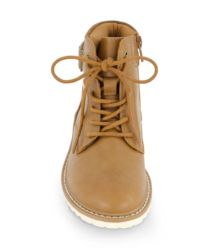 Kenneth Cole New York Little and Big Boys Pace Zamir Moto Boots