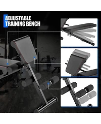 Multi-Functional Adjustable Full Body Exercise Weight Bench