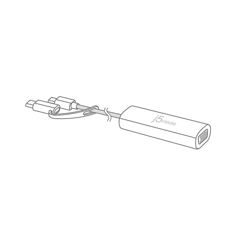 j5create JUA161C Android Usb to Vga Display Adapter