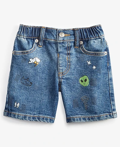 Epic Threads Toddler Boys 2T-4T Relaxed Canal Denim Shorts, Created for Macy's