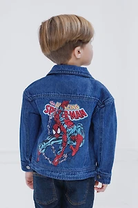 Avengers Boys Marvel Spider-Man Denim Jacket to