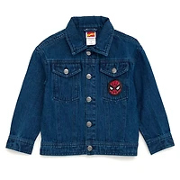 Avengers Toddler Boys Marvel Spider-Man Denim Jacket to