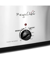 MegaChef 22 Quart Electric Roaster Oven with High Dome Self-Basting Lid
