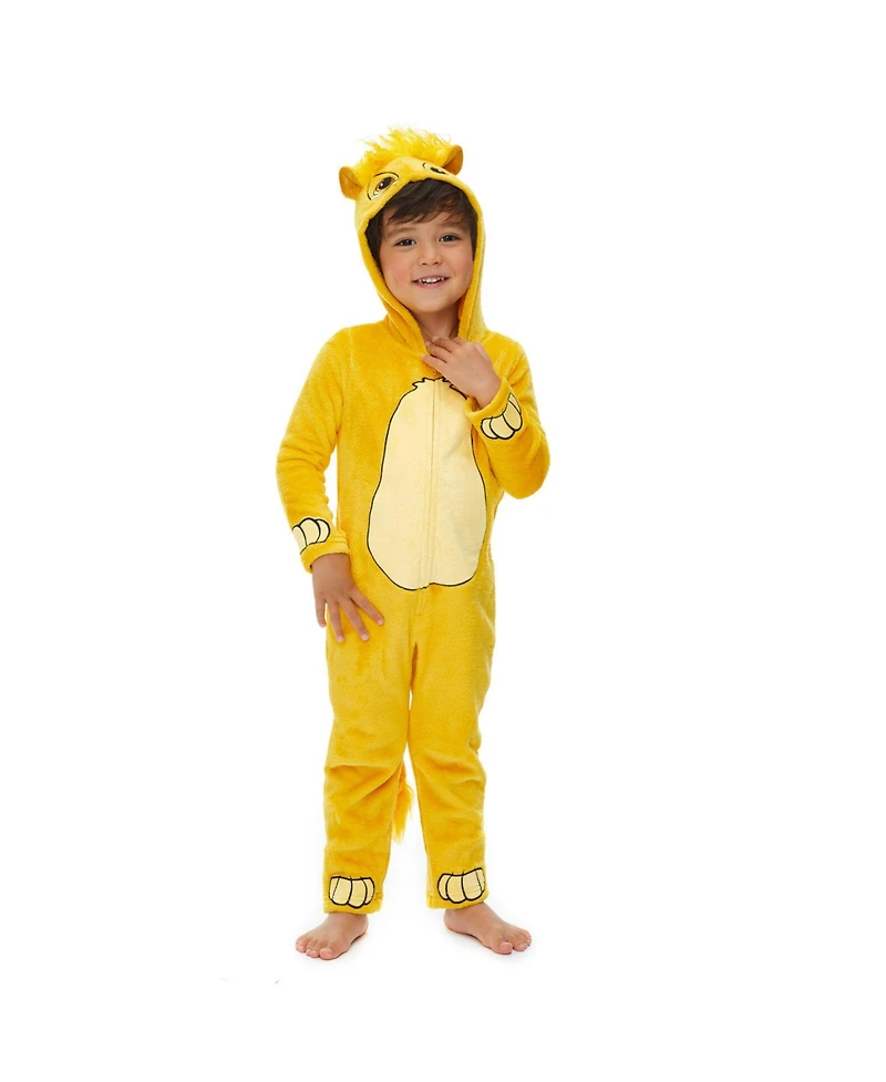 Lion King Little Boys Disney Simba Zip Up Cosplay Coverall Newborn to
