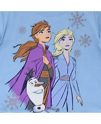 Frozen Toddler Girls Peplum T-Shirt and Leggings Outfit Set