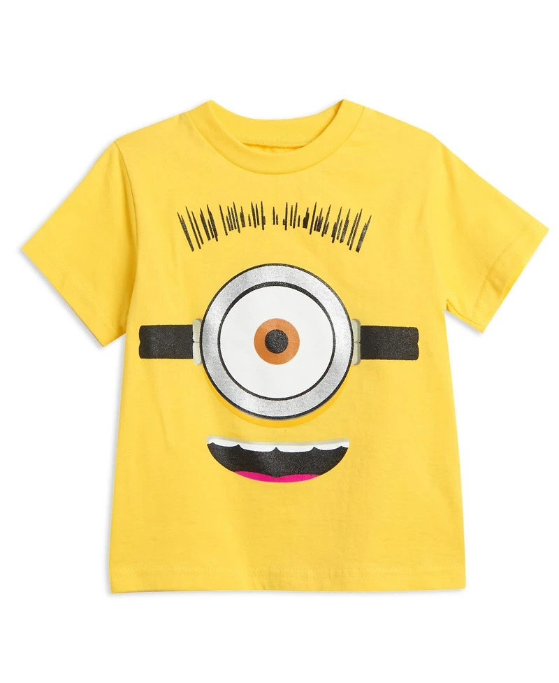 Despicable Me Toddler Boys Minions T-Shirt and Shorts Outfit Set to