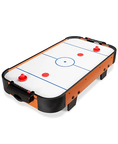 Best Choice Products 40in Air Hockey Arcade Table w/ 100V Motor, Electric Fan, 2 Strikers, Pucks
