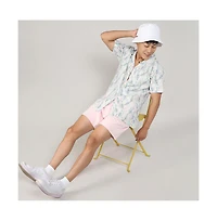 Men's Ivory White & Icy Blue Flora Tint Shirt
