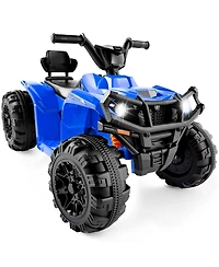 Best Choice Products 12V Kids Ride-On Atv Quad w/ Bluetooth, 2.4mph Max, Treaded Tires, Led Lights, Radio
