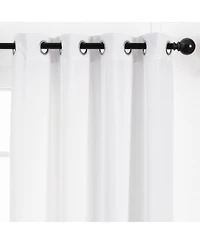 Chanasya Premium Beige Silky Velvet Textured Sheer Curtains - Lightweight Curtain for Living Room Bedroom Windows