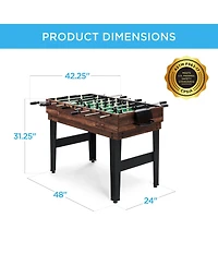Best Choice Products 2x4ft 10-in-1 Combo Game Table Set w/ Hockey, Foosball, Pool, Shuffleboard, Ping Pong