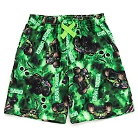 Monster Jam Toddler Boys Grave Digger T-Shirt and Shorts Outfit Set