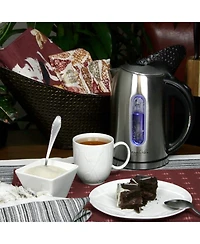 MegaChef 1.7 Quart Stainless Steel Electric Tea Kettle